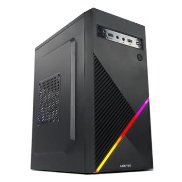 Imagem de Gabinete Gamer Liketec Basic One V2 Mid Tower, Frontal com LED RGB, 2x USB 1.0, Design Compacto – Preto