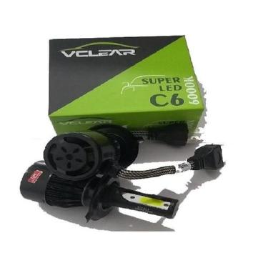 Imagem de Lampada h4 led 6000k com cooler vllh41334 - VCLEAR