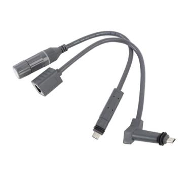 Imagem de VBESTLIFE Adaptador SPX para RJ45, 1200 Mbps CAT6E CORE 26AWG Cabo Ethernet Blindado Com Conector Estanque, para o Prato Gen2 V2 e o Roteador