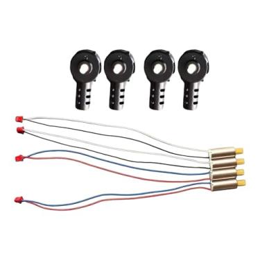 Imagem de menolana 4pcs RC Drone Motors Reparar peças de alta resistência prática DIY ACCS Substituições profissionais Motores quadcopter para E88Pro E88