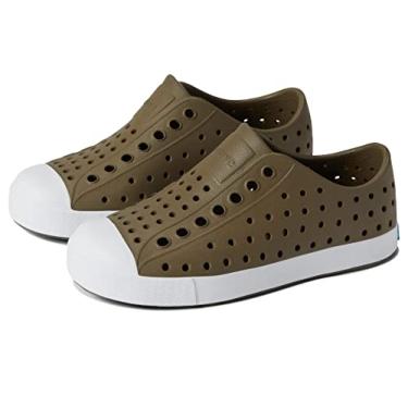 Imagem de Native Shoes - Jefferson, sapato infantil, Utili verde/concha branca, 5 Toddler