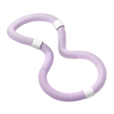 Imagem de UGPLM Argola de ginástica com peso, treinamento silencioso, dobrável, esportiva, cintura macia, anel de exercício, argola de exercício para idosos, 1.4 Kg