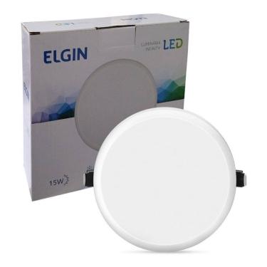 Imagem de Plafon Luminária Infinity Led Redondo Embutir 15W Elgin