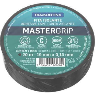 Imagem de Fita Isolante Classe C 0,13x19 mm Tramontina Preta 20 m