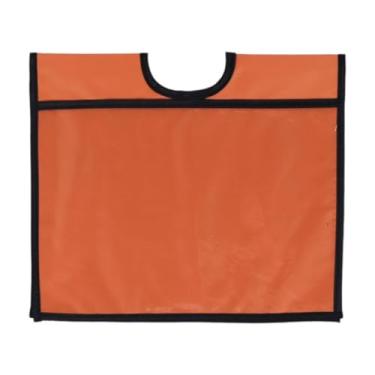 Imagem de predolo Capa para cone de trânsito, capa para cone com bolso, para sinal de mensagem em tecido Oxford para aviso de trânsito, Laranja