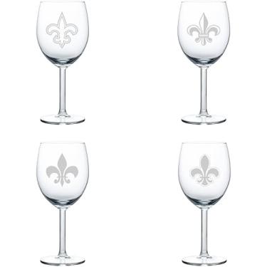 Imagem de MIP Conjunto de 4 taças de vinho para presente Coleção Fleur De Lis (283 g)
