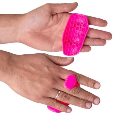 Imagem de Luva Para Treino Academia Protetor Palmar Antiderrapante para Musculação (Rosa)