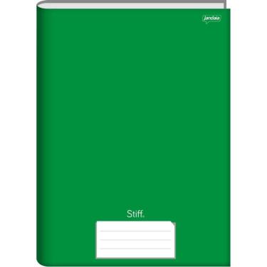 Imagem de Caderno Brochura 1/4 Capa Dura Stiff 48 Fls Verde 10un 
