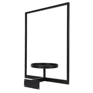 Imagem de ZJchao Montagem da Planta de Parede Flama de Imagem, 12,59 * 6.92in Prateleiras de Planta de Janela de Ferro Pendurado para Plantadores de Pendura Ao Ar Livre Em Interior, Plantadores de