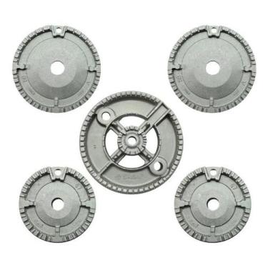 Imagem de Queimador Fogão Cooktop Fischer Infinity Inox 5 Bocas 23678