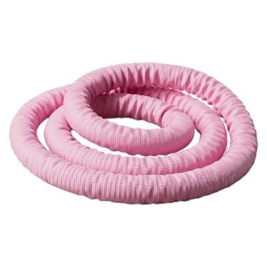 Imagem de Fenteer Equipamento de ginástica com peso, entretenimento, círculo de ginástica confortável para abdômen, arco de mola para exercícios de pernas em viagens, Rosa