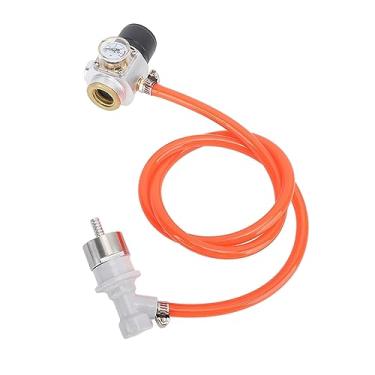 Imagem de Acouto Kit de Mangueira Adaptador de Refrigerante Com Medidor de Pressão G1/2 - Instalação Fácil Função de Rascunho Automático para a Máquina de Cerveja e Refrigerante