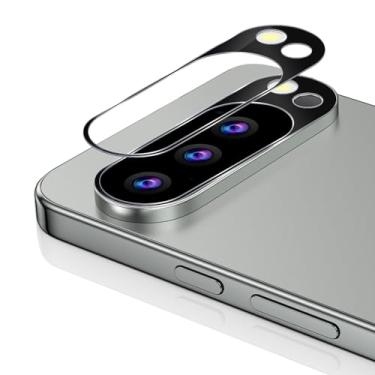 Imagem de Luchantle Pacote com 2 protetores de lente de câmera para Google Pixel 10 XL, armação de metal de alumínio e lentes de alta definição, dureza 9H antiarranhões, compatível com capas, proteção total à