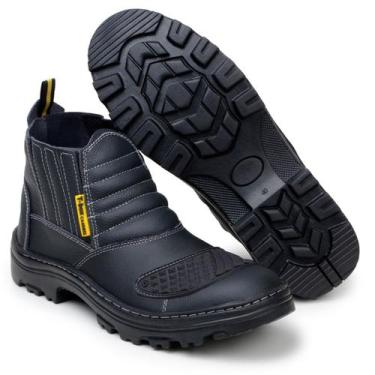 Imagem de Bota de Segurança Motociclista Masculina em Couro Adventure - C.A. 45.