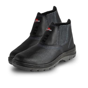Imagem de Bota Botina de Segurança para Trabalho Unissex 026PVC – EPI com Bico em PVC e Solado Bidensidade (40)