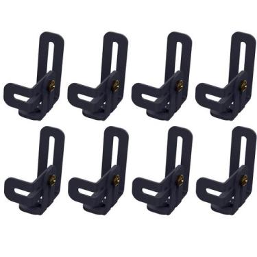 Imagem de 8 Suporte Ajustável Inclinável Caixa Som Home Theater Preto - MULTIFOR