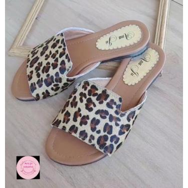 Imagem de Rasteira COURO LEGITIMO Sandalia  Chinelo  tamanco slaide  - Ana Ju, O