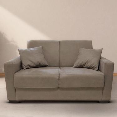 Imagem de Sofá Estofado 2 Lugares Sala Estar Recepção Clarice Suede Capuccino