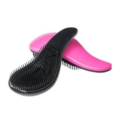 Imagem de Escova Mágica Com Cabo Anti Frizz Para Desembaraçar Cabelo de Alta Qua