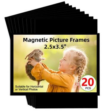 Imagem de Porta-retratos magnético CHUNNIAO 6x9cm, pacote com 20 unidades para g