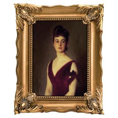 Imagem de Porta-retratos Saysmile Vintage 13x18cm em relevo em bronze