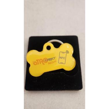 Imagem de PLAQUINHA DE IDENTIFICAÇÃO PARA CÃES E GATOS NFC & QR CODE (ROXO)