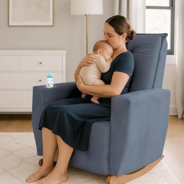 Imagem de Poltrona de Amamentação Balanço Agatha Puff Grafite