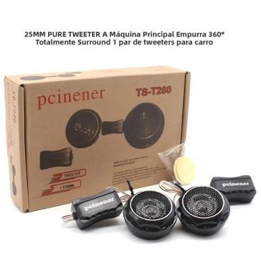 Imagem de Sistema De Tweeter De Áudio Para Carro 12V 2PCS Alto-falante Modificad
