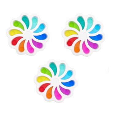 Imagem de 3pc fidget dimple brinquedo alívio do estresse brinquedos de mão para 