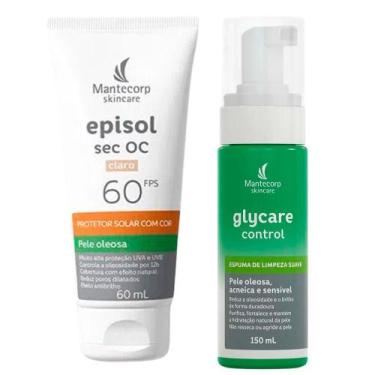Imagem de Kit 1 Protetor Solar Episol Sec OC com Cor Pele Oleosa Claro FPS 60 60