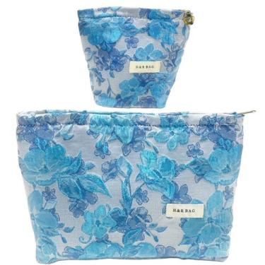Imagem de Conjunto de bolsas de maquiagem getto Travel Toiletry Organizer Women 