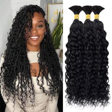 Imagem de Pacotes Braiding Hair Bangxunk Water Wave 3 150 g 18 polegadas