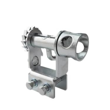 Imagem de QccHieUs Guincho de amarração, guincho deslizante, fácil de instalar, tensor de corda de metal resistente, ferramenta de fixação de corda para reboque de, 11cmx11.5cm