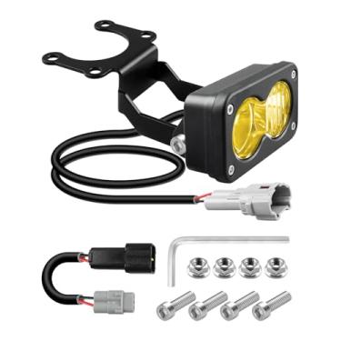 Imagem de WUMZIJ Kit de farol de bicicleta suja com suporte de montagem adequado para SurRon Segway X260 e Talaria, holofote amarelo transparente