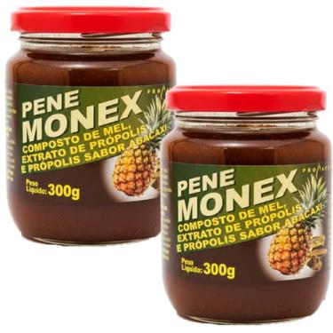Imagem de Kit 2 Mel Composto com Extrato de Própolis Penemonex Pronatu 300g Pmonex