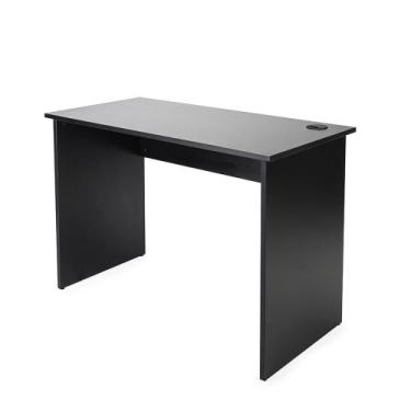 Imagem de Escrivaninha pé painel marelli 1200x500 preta