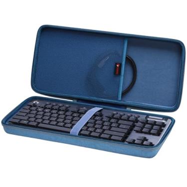 Imagem de XANAD Capa rígida para teclado Logitech G915 TKL, G PRO, G PRO X TKL 80% teclado de computador com 87 teclas - azul