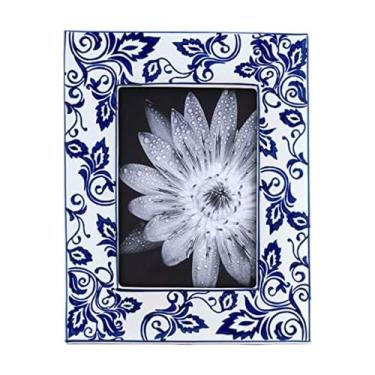 Imagem de Mikasa Moldura de cerâmica paisly, azul e branco