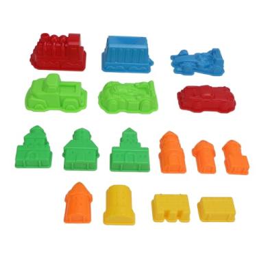 Imagem de Domary Playset de Praia de 16 Peças, Brinquedos de Areia Criança Com Moldes Modelo, Moldes de Castelo para Crianças de 3 a 12 Anos, Brinquedos de Areia para Viagens, Neve, Jardim,