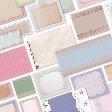 Imagem de Monolike Pacote de adesivos Nostalgia (102 peças) - Pacote variado, diário, scrapbook, adesivo extravagante, papel