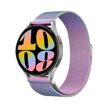 Imagem de Pulseira De Metal Magnético Milanese De 22mm 20mm Para Samsung Galaxy 