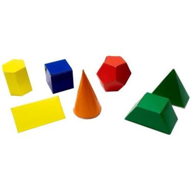 Imagem de Sólidos Geométricos Planificados Figuras Espaciais - Mmp - MMP materia