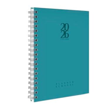Imagem de Agenda 2026 Planner Semanal Solid Colors Azul Topázio