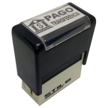 Imagem de CARIMBOS STILO 20 - PAGO TRANSFERENCIA