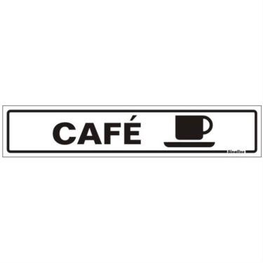 Imagem de Placa de Poliestireno Auto-Adesiva 5x25cm Café - 200 BR - SINALIZE