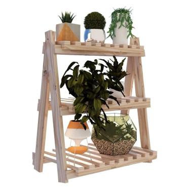 Imagem de Floreira Vertical Suporte de Jarros Plantas Horta Varanda