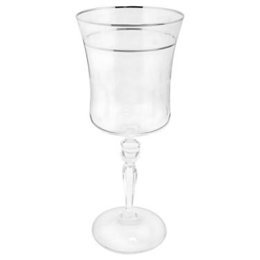 Imagem de Taça Água Suco 300Ml Grace Cristal Friso Platino Luxo - Lhermitage