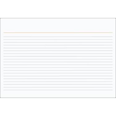 Imagem de Ficha pautada 5x8 100 folhas Tilibra