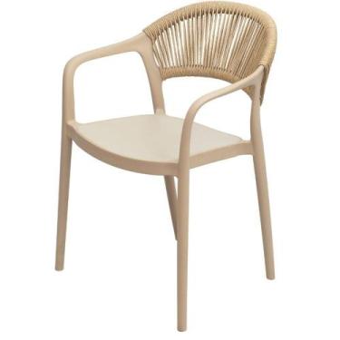 Imagem de Cadeira com Braço Área Externa Juna Or Design Polipropileno Fendi Enco