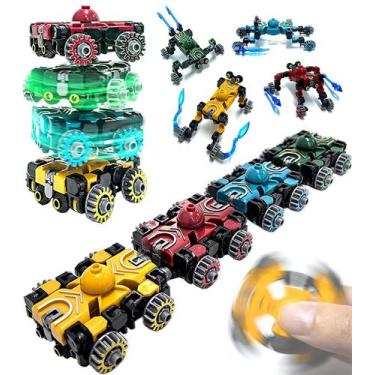 Imagem de Fidget Toys altuco Transformable 4 peças de carro para robô e carruage